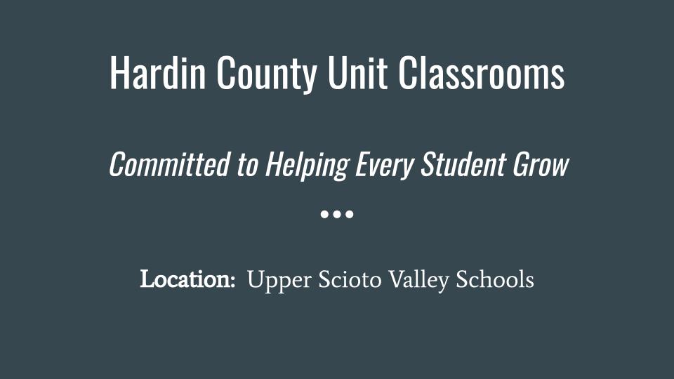 Hardin County Unit - Slide 1